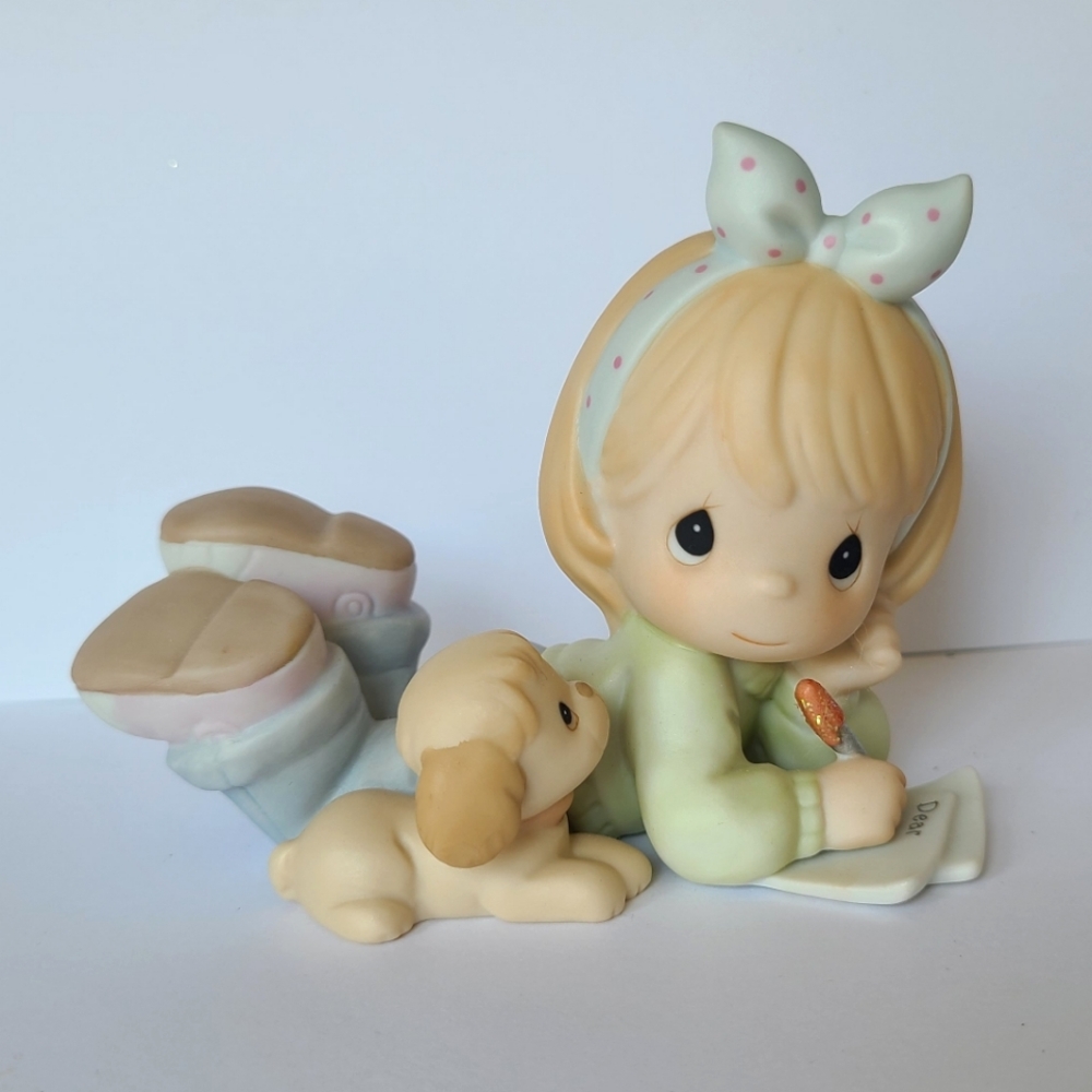 Precious Moments Friends Write From the Start Collectible Porcelain Figurine